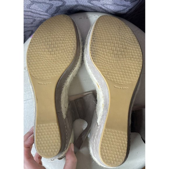 Stuart Weitzman Espadrilles Wedge Sandals 8 M Open Toe Womens Ankle Strap shoes - Picture 11 of 13